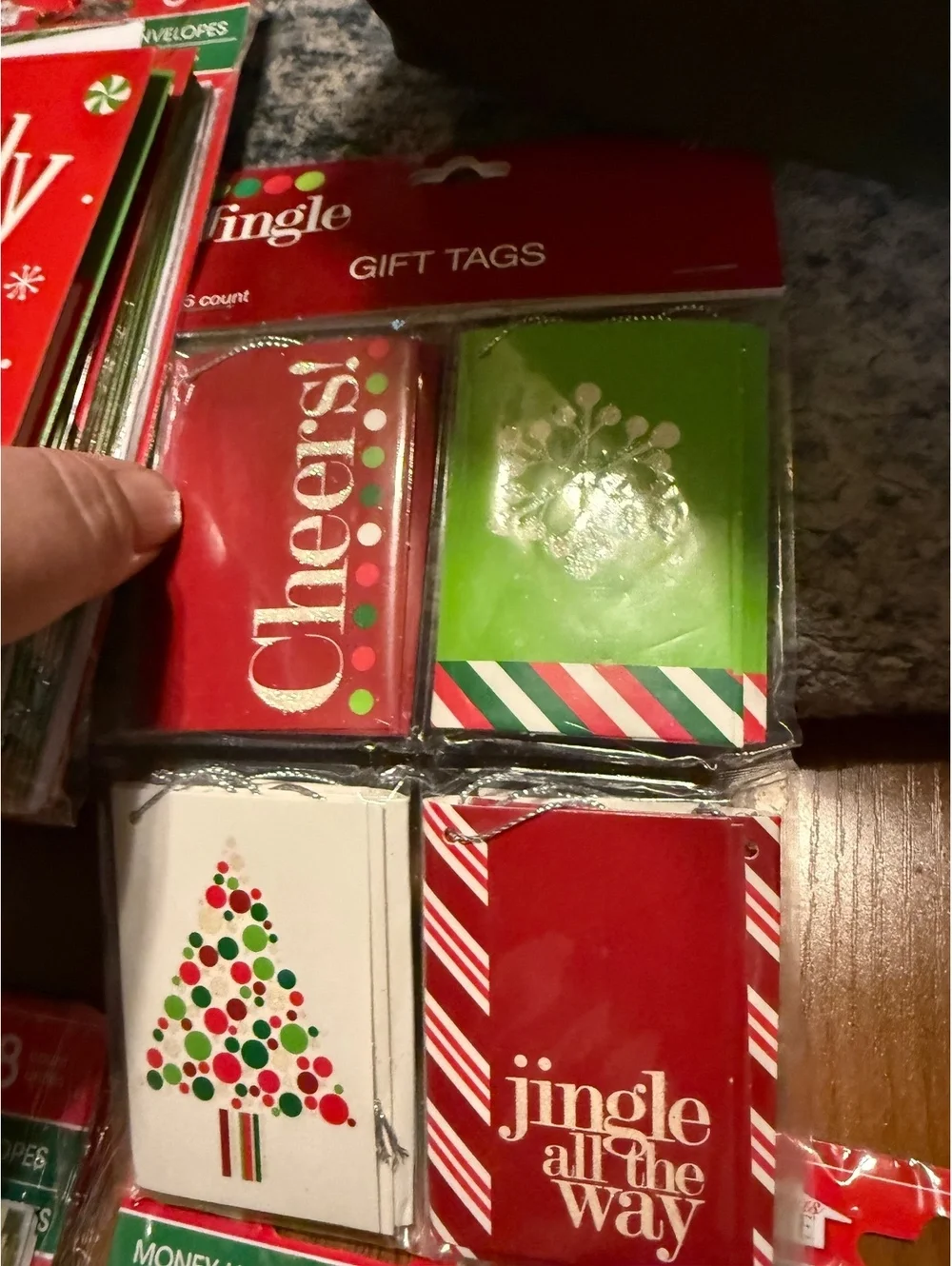 Christmas Money Holders with Envelopes 8 Count Various Designs